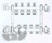  Распределительный коллектор HKV-D на 8 контуров